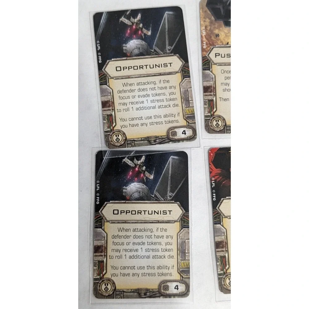 Star Wars X-Wing Miniatures - Talent Upgrade Cards (8) In Sleeves